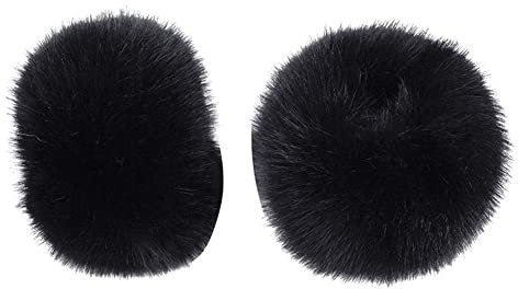 iSpchen Kurze Handgelenkstulpen aus Kunstfell Winter Damen Kunstfell Armstulpen Fellstulpen Manschetten Plüsch Kurze Kunstpelz Handgelenk Pulswärmer Winter Arm Wärmer Handwärmer,Schwarz