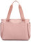 PORRASSO Sac D'épaule Nylon Sac à Main Femmes Sac Fourre-Tout Sac Cabas pour Shopping Voyage Travail Usage Quotidien Rose