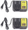 Mengmen 2X Chargeur de Batterie Li-ION Dcb112 pour Dewalt 10.8V 12V 14.4V 18V Dcb101 Dcb140 Dcb105 Prise EuropÉEnne Noir
