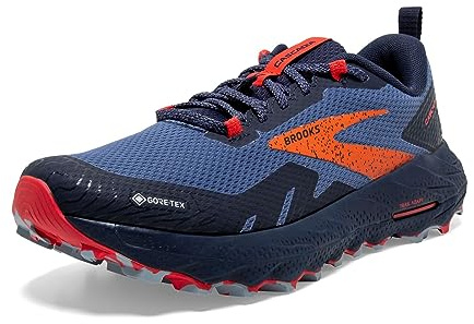 Brooks Damen Cascadia 17 Gtx Sneaker Sneaker, Navy Bittersweet Peacoat, 38 EU