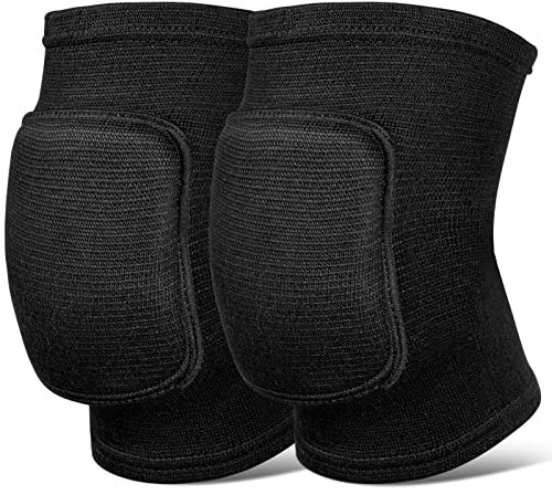 Kiiwah Knieschoner, Anti-Kollision Weiches Verdickung Schwamm Knieschutz, Elastische Atmungsaktive Knieschoner für Volleyball Tanzen Basketball Tennis Laufen MTB Yoga