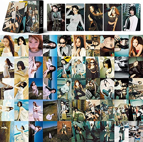 AESPA Lomo Fotokarten, 55 Stück, AESPA My World neues Album Lomo Karten AESPA Postkarten für Fans Geschenk