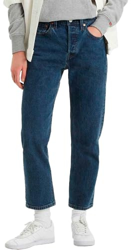 Levi's Women's 501 Crop Jeans, Hidden Happiness, 25W / 28L
