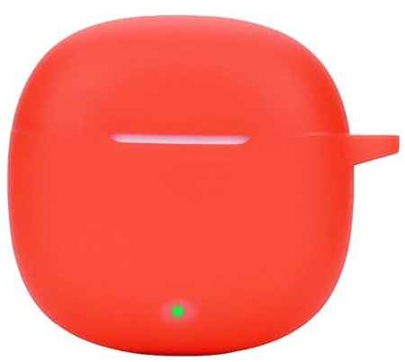GIOPUEY Hülle Kompatibel mit Honor Earbuds X6, Silikon Stoßfeste Schutzhülle, Ultradünn Case Cover, Kein Geruch, Hülle Silikon - Rot