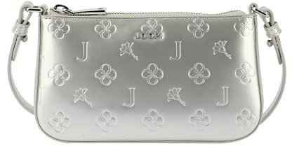 Joop! - Schultertasche Damen, Umhängetasche in Silber, Handtasche mit Reißverschluss