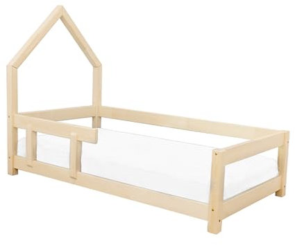 Benlemi Kinderhausbett Poppi 90 x 180 Natural 2