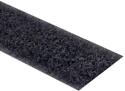 Kstar Klettband selbstklebend extra Stark, Hakenband oder Flauschband, Farbe, Breite, Länge wählbar, Klettverschluss selbstklebend (Flauschband, schwarz, 16 mm x 6 m)