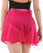 MUNAFIE Ballettkleidung Damen Ballett Rock Verstellbare Taille Krawatten Chiffon Wickelrock Tanz Röcke für Damen und Mädchen Rosenrot