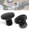 Motorrad Spiegelschrauben, Motorrad Spiegel Blindstopfen Schrauben M10, Motorrad Abdeckkappen für M10 Spiegelgewinde, Gewinde Verkleidungsschrauben, 2×Rechtsgewinde/clockwise(Ein Paar)