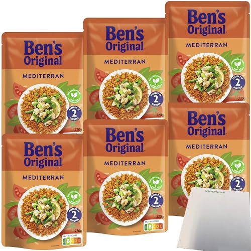 usy Bundle für Ben's Original Express Mediterran 6er Pack (6x220g Packung) + usy Block