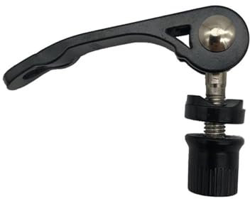 NORAZE 1 STÜCKE Fahrrad Schnellspanner Schraube Nockenhebel Fahrrad Sattelstütze Klemme Spieß Bolzen M6 35/40/50/55/60/65/70/75/85mm Radfahren Teile(M6X85mm Black)