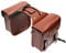 Borsa Moto Posteriore Borse Laterali Per Moto Borsa Laterale In Pelle PU Guanti Borse Da Sella Per Bagagli Vintage Marrone Universale Borsa Da Sella Moto(1set Brown)