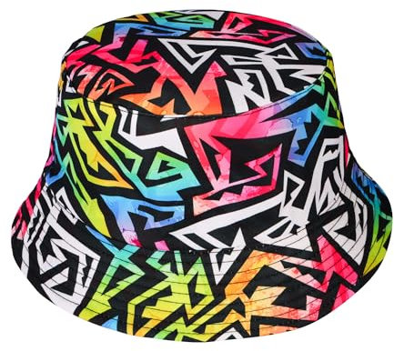 JJDreams Modischer und praktischer Hut mit einzigartigem Design,Bunte, beidseitig tragbare Fischerhut für Damen und Herren