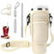 Stanley Cup Bag, Cup Accessories Holder with Adjustable Strap & Phone Pocket for Bottles, 40oz Tumbler for Walking and Hiking (Straw + Bag +Straw Stopper)