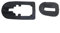 IENQBVL Auto-Außengriff Für VW Für Caddy Für Polo Für Sharan 1994-2010 Türgriff Zentralverriegelung Reparatursatz Vorne Links Rechts Außen 6N0837207CD Außentürgriffe(1set)