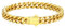 U7 Gold Armband Herren 7mm Panzerarmband 21cm Kubanische Gliederarmband Edelstahl Miami Armkette Schwer Glieder Armband Hip Hop Herrenarmbänder für Geburtstag Vatertag Jahrestag