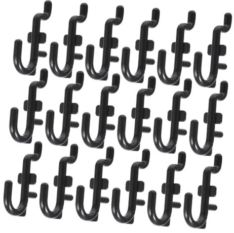 KITANDOVE 30 Stück Pegboard-aufhänger Aufbewahrungs-haken Display-haken Pegboard-zubehör Kunststoffhaken Für Lagerhaus Wohnung Büro