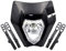 Sessleger Motorrad Scheinwerfer Off Road Scheinwerfer Maske für 125 150 250 300 350 450 500 EXC XCW EXC-F 2017 2018 Schwarz