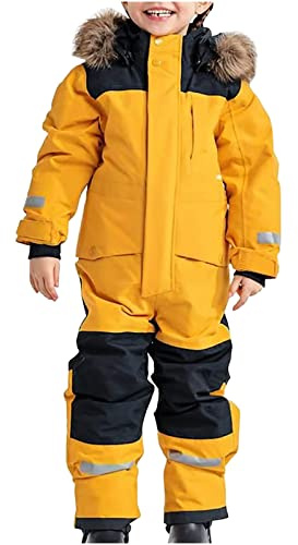 RIKAY Boy's Snowsuit Children's Boys Ski Suit Thermal Overall Kids Waterproof Jacket and Trousers Set Warehouse Deals Clearance Returns Winter Puffer Down Coat Snow Ski Pants Warm Windproof Suit