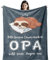 Opa Geschenk, Opa Geschenk Geburtstag, Geschenke für Opa, Geschenke Opa Geburtstag, Opa Geburtstagsgeschenk, Geschenk für Opa Von Enkel Enkelin, Bester Opa Geschenke, Geschenk Opa Decke 150X130CM