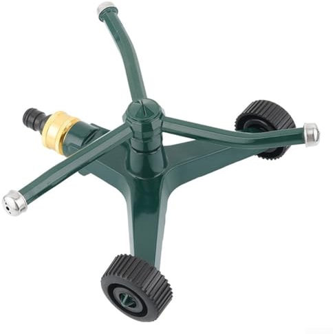 PETSTIBLE Spruzzatore automatico del prato inglese del metallo da 360 gradi per l'efficace irrigazione del giardino