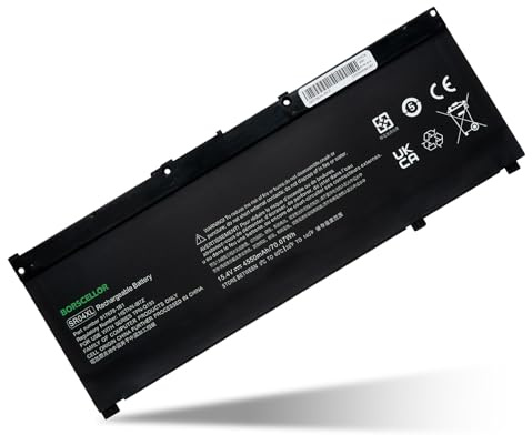 BORSCELLOR SR04XL 917724-855 Batteria per Laptop HP Omen 15 2018 15-CE0XX 15-CE015DX 5-CB041NR 15-DC0XX Pavilion 15-CB0XX 15-CX0XX 15-CX0056WM Serie 917724-855 678-1 B1 HSTNN-DB7W HSTNN-IB7Z SR03XL