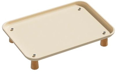 TAIZhiChen Support d'alimentation pour Animaux, Support pour Gamelles pour Chats, Support surélevé, Table d'alimentation Compatible avec La Plupart des D, Blanc