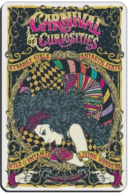 Blechschild im Vintage-Stil, Motiv: Zirkus, Vintage, Metall, Pub, Club, Café, Bar, Zuhause, Wandkunst, Dekoration, Poster, Retro, 20 x 30 cm