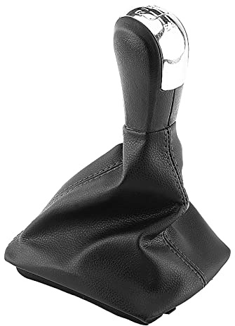 5-Gang Auto Schaltknauf Gamaschen Set aus PU-Leder für 2004-2012 Fahrzeuge