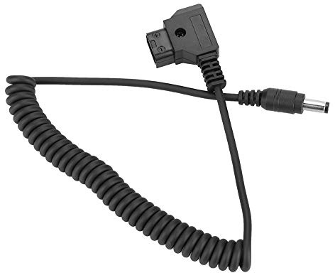 PxQuerantic D - Tap Male auf DC 5,5 x 2,5 mm Stromkabel, D - Tap auf DC 2,1 mm Adapter für V-Mount- und Anton-Batterien, versorgt BMCC- und BMPC-Kamera-LED-Lichtmonitor