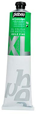 Pébéo - Huile Fine XL 200 ML - Peinture à l’Huile Vert Cadmium Imitation – Peinture à l’Huile Pébéo - Vert Cadmium 200 ml