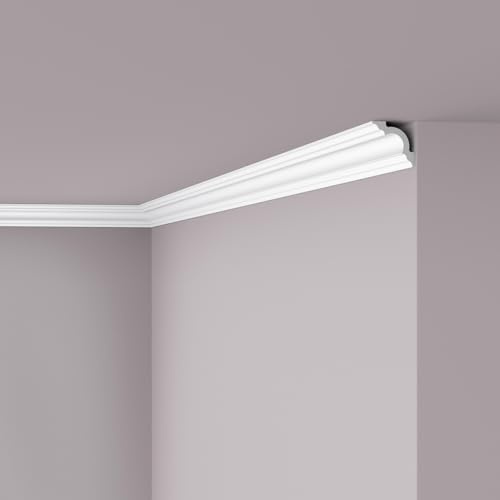 A2 NOMASTYL Deckenleiste - 50 x 50 x 2000 mm - NOËL & MARQUET - eine Marke von NMC - Extrudiertes Polystyrol
