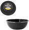 Milestone Camping Enamel Travel Mugs, Plates & Bowls/Ideal For Camping, Hiking, Fishing, Travels & More/Black Colour (Bowl)