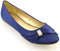 ESSEX GLAM Womens Bridal Wedding Satin Pumps Ladies Slip ON Prom Bridesmaid Pumps Shoes Size 3 4 5 6 7 8 (UK 5 / EU 38 / US 7, Navy Satin)