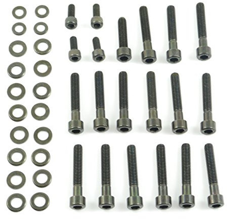 Tech-Parts-Koeln Variomatikschrauben Vario Deckel Piaggio Motor 40 Teile Schwarz Gilera Runner Nrg Aprila Sr 51