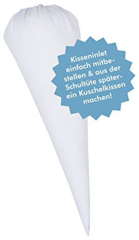 crepes suzette Schultütenkissen 70cm, Kissen für Schultüte, Kissenfüllung für Schultüte