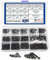 BGTXINGI Assortiment de 650 vis autotaraudeuses à tête bombée M2 M2.3 M3 13 types de vis autotaraudeuses à tête bombée noire en oxyde inoxydable