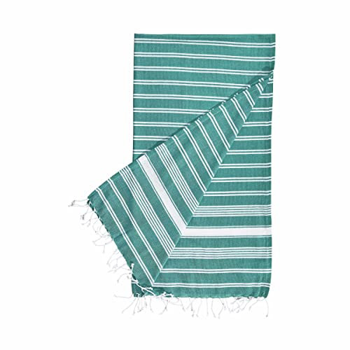 BUTLERS Surfside Badetuch 90x170 gestreift - Hamamtuch mit Fransen - Baumwolldecke, Handtuch, Strandtuch, Saunatuch