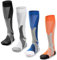 feifanshop 4 Paar Sport-Kompressionsstrümpfe Stützstrümpfe Reisestrümpfe Kniestrümpfe Trombosestruempfe Kompressionsstrümpfe Kompressionssocken Damen Herren EU 35-39