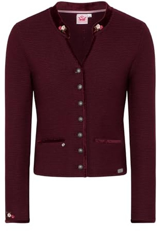 Spieth & Wensky Damen Strickjacke Malta Bordeaux M