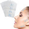 Locisne 200 stücke Facelifting Aufkleber, Facelifting Klebeband Unsichtbare Dünne Gesichtsaufkleber V-Form Facelifting Klebeband Make-up Facelifting Werkzeuge für Gesicht