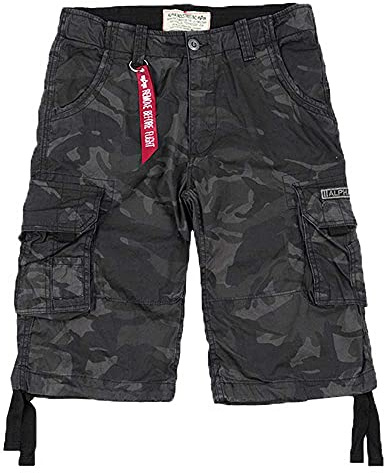 Alpha Industries Herren Cargos Alpha Industries Jet Short Camo Short für Herren