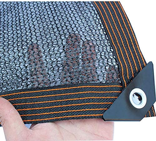 LLPEIJIE026 Garten Schattierungsnetz Schattiernetz,4-poliges Schattennetz,60% -70% UV-Beständiges,mit Ösen,für Garten/Pflanze/Gewächshaus/Scheune/Außen/Hof/Dach,anpassbare Größe (5x5m/16.4x16.4ft)