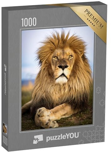 puzzleYOU: Puzzle 1000 Teile „Wilde Löwen in Südafrika“ – aus der Puzzle-Kollektion Löwen, Raubtiere, Tiere in Savanne & Wüste