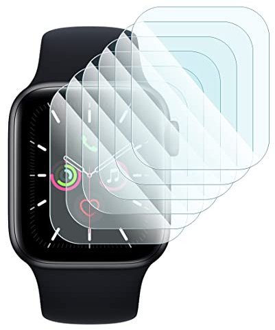 KARYLAX - [Pack x6 Protection d'écran anti-rayures Film Protecteur 100% Transparent pour Apple Watch SE 40mm Montre Connectée