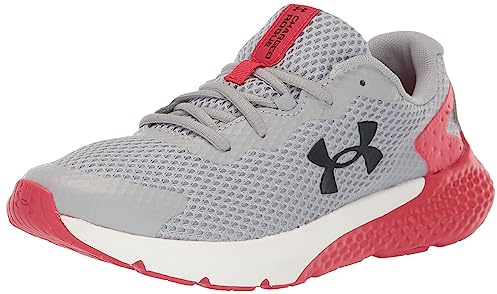 Under Armour Jungen UA BGS Charged Rogue 3 Sneaker, Mod Gray/Red/Black, 38 EU Weit
