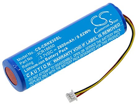 TECHTEK Batterie 2600mAh Compatible avec [Corsair] K57, K57 RGB Wireless Gaming Keyboard, K63, K63 Wireless Mechanical Gaming Keyboard