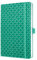 Sigel JN133 Notizbuch A5 liniert mintgrün, Tagebuch Jolie, Hardcover, Gummiband, Stifteschlaufe, Einstecktasche, aus nachhaltigem Papier