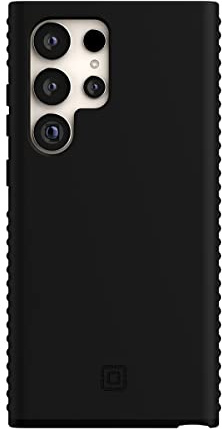 Incipio Grip Series - Custodia per Samsung Galaxy S23 Ultra, impugnatura multidirezionale, protezione dalle cadute da 4,3 m, colore: Nero (SA-2049-BLK)