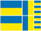 Samunshi® Aufkleber Set Ukraine Autoaufkleber 10 Flaggen Set 10cm Set Ukraine
